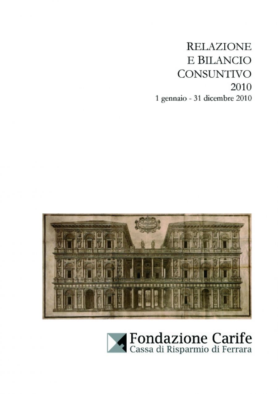 Bilancio consuntivo 2010