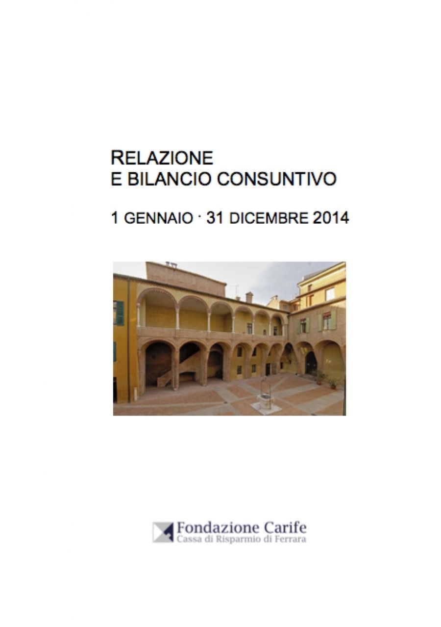 Bilancio consuntivo 2014